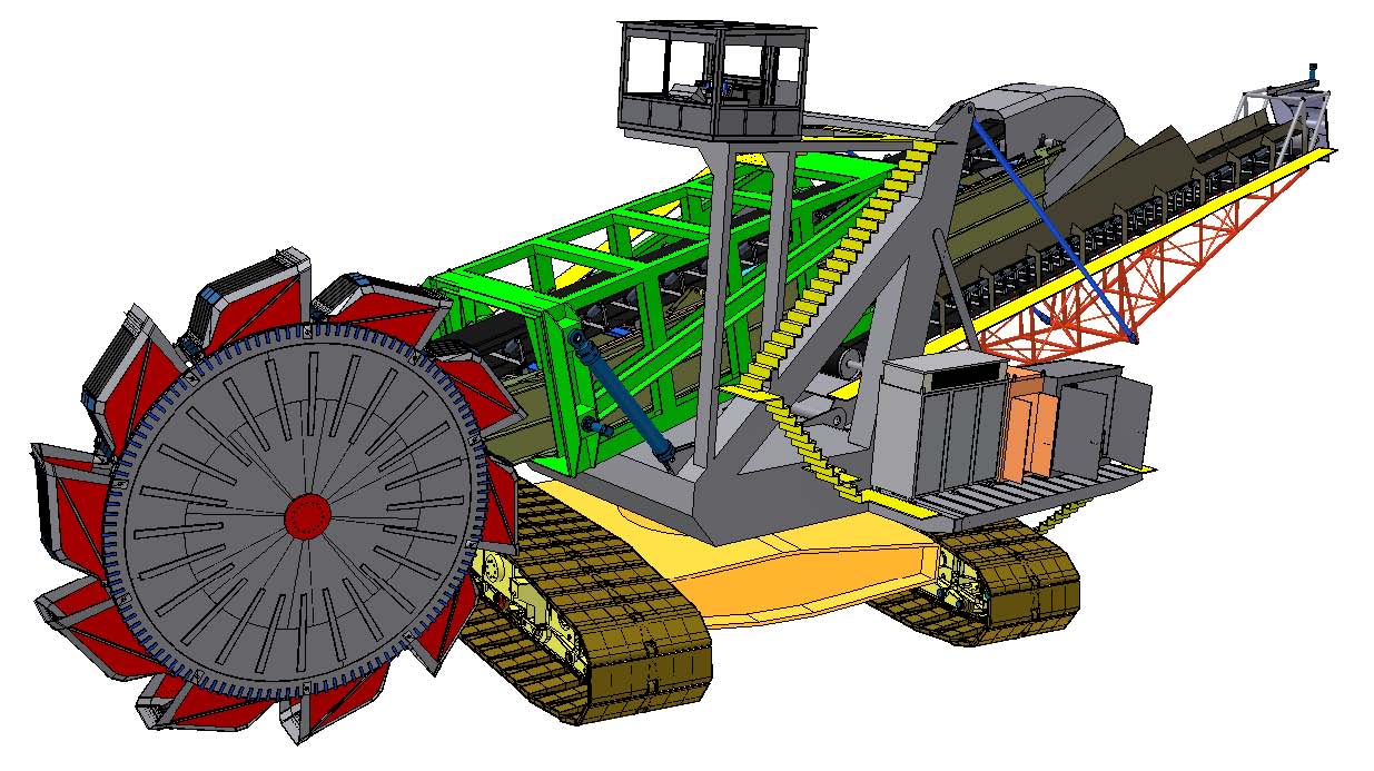 bulk wheel excavator
